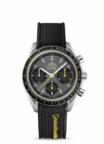 Omega Speedmaster Racing Co-Axial Chronograph Stainless Steel / Grey-Yellow / Rubber 326.32.40.50.06.001 (32632405006001)